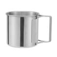 thumbnail image 3 of Taza de Camping, taza de agua, utensilios de cocina, tetera, taza térmica de acero inoxidable para beber, taza de café para viajes al aire libre con 220ml, 3 of 8