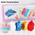 thumbnail image 3 of Betta Fish Training Wand, Acrylic Stick with Realistic Fish Topper for Flaring Exercise and Enrichment, 3 of 10