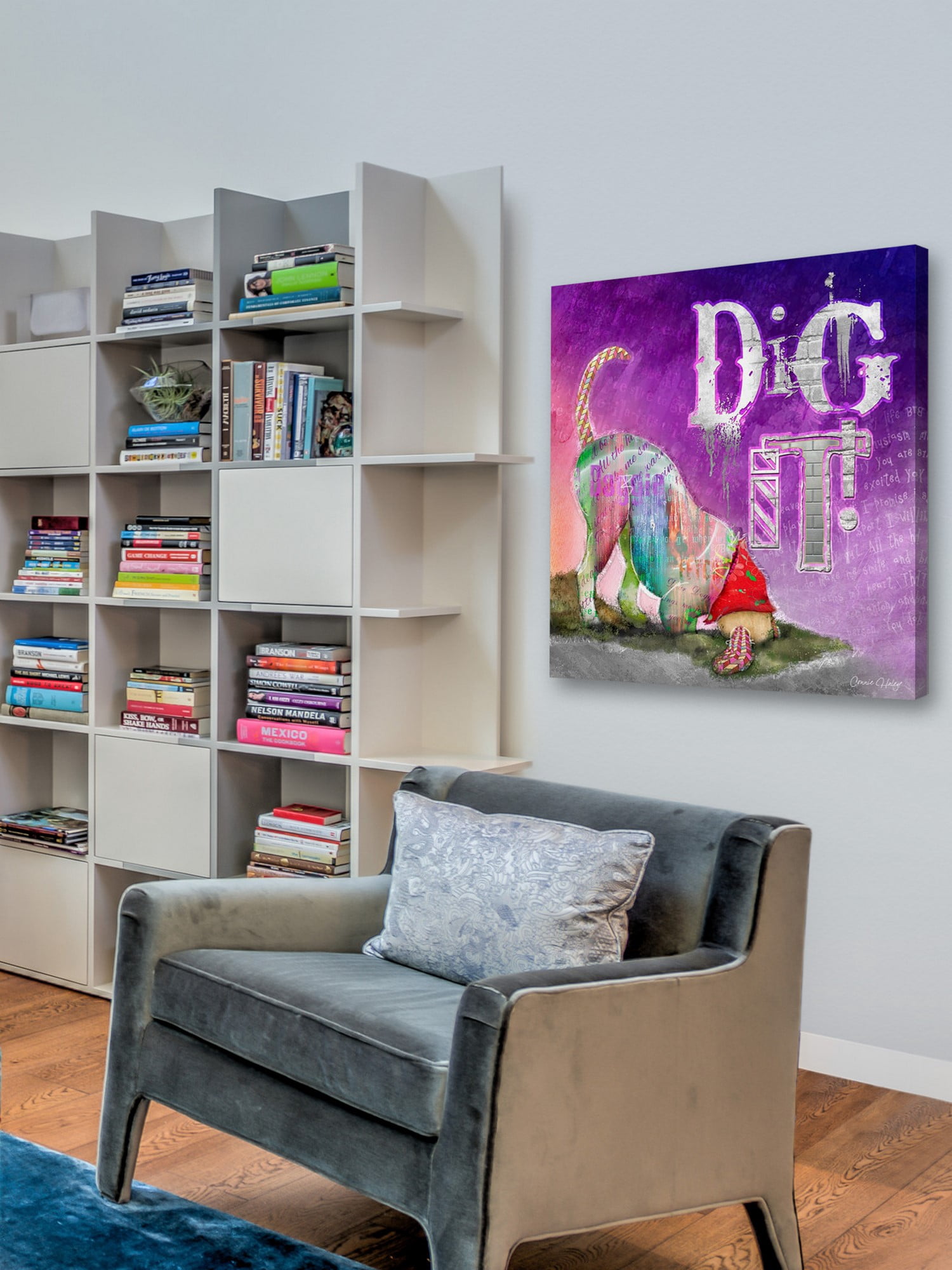 "Dig It" Painting Print on Wrapped Canvas
