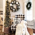 thumbnail image 2 of Christmas Pillow Covers 16x16 Set of 4 for Christmas Decorations Buffalo Plaid Christmas Tree Joy Snow Merry Christmas Pillows Winter Holiday Throw Pillows Christmas Farmhouse Decor for Couch Gray, 2 of 7
