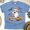 CarolinaBlue, variant on Cute Ghost with Hot Cocoa T-Shirt | Cozy Halloween Pumpkin Graphic Tee, Ash, Size S