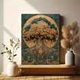 thumbnail image 6 of Yggdrasil Tree Of Life Canvas Wall Art, Medieval Grunge Tarot Art, Ancient Wisdom Decor, 6 of 8