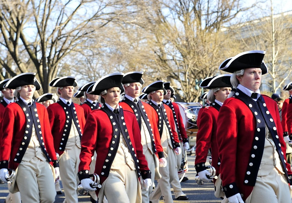 Acrylic Face Mounted Prints Band Marching Band Old Guard Military USA Parad...