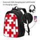thumbnail image 2 of Balery Red Cross 1 Mochila con carga USB para hombre y mujer - Mochila impermeable y antirrobo para laptop con puerto USB para viajes, trabajo, 2 of 7
