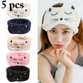thumbnail image 3 of 5 Pcs Bandeau pour Filles Design Chat Mignon Turban Bandeau pour Cheveux, 3 of 10