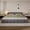 Gray, variant on LHYY Elegant Chenille Upholstered Bed with Checkerboard Design,Queen,Grey