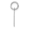 thumbnail image 2 of 14k White Gold Small Fancy Script Initial D Charm, 2 of 3