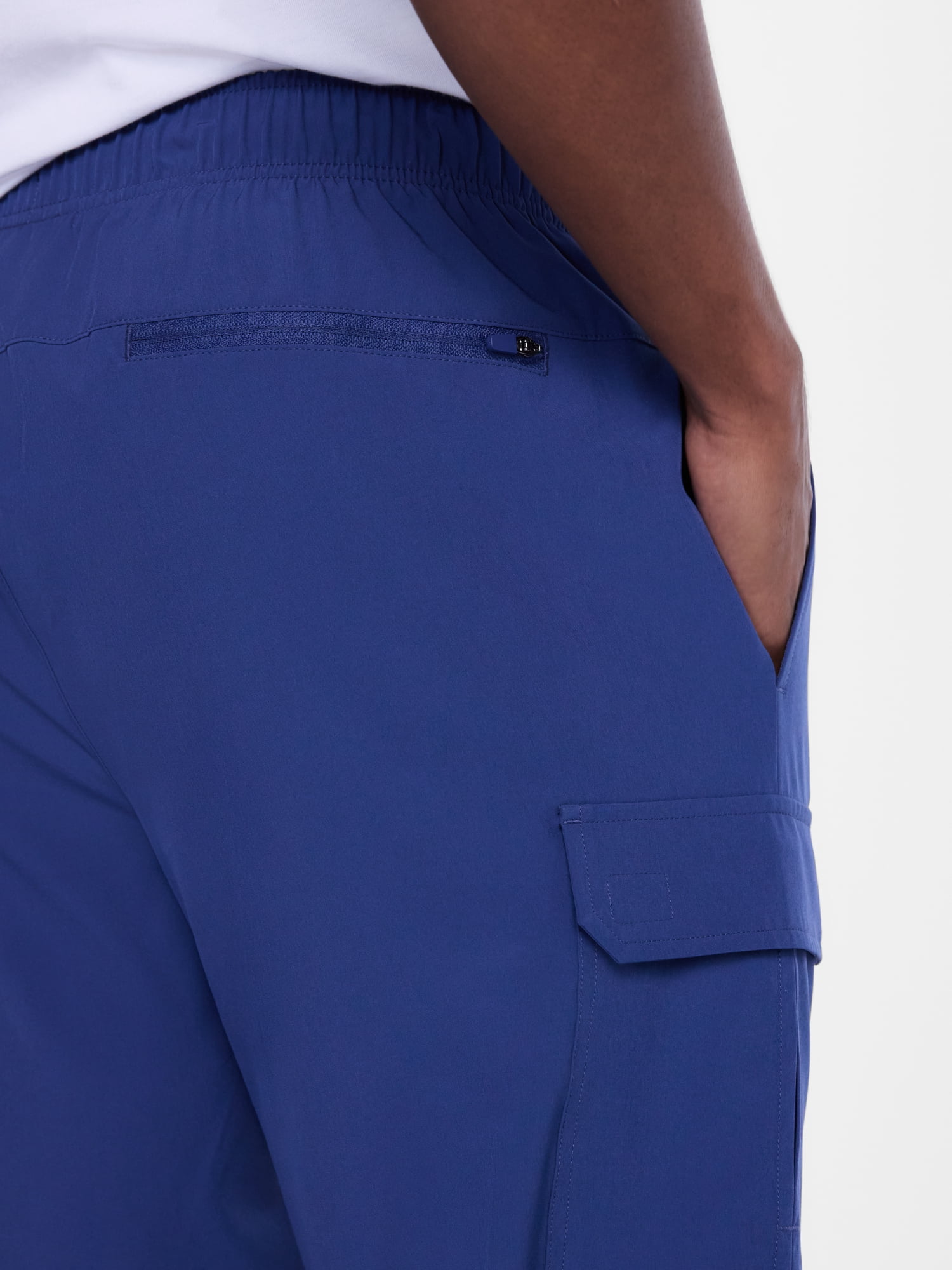 Athletic Works Woven Cargo Open Hem Active Pants, Men's Sizes S-4XLT