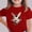 A140 Red, variant on Xdegoge Kids Easter T-Shirt Cartoon Bunny Breakthrough Design Fun Holiday Outfit for Toddler Baby Girls Kids Tween Teen 3-15Y