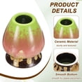 thumbnail image 3 of Uxcell 1Pcs Matcha Tea Whisk Holder 70mm Ceramic Matcha Chasen Stand Traditional Bamboo Whisk Stand Accessories for Home Kitchen Tea Tasting Ceremony Gift, Green-Black, 3 of 6