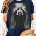 thumbnail image 3 of Scary Face Horror Poster T-Shirt, Men's And Women's Graphic Tee 100% Cotton by TBun, Full Sizes S-5XL, 3 of 5
