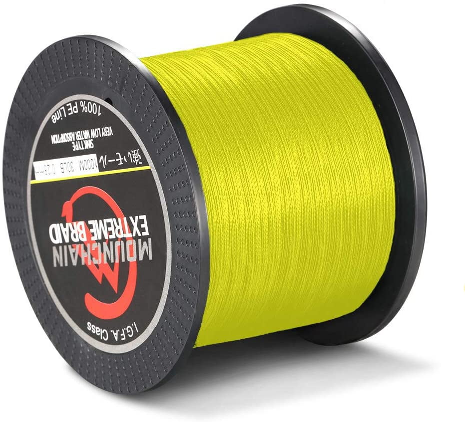 Super Strong Braided Fishing Line - 4 Strands Multifilament Pe Fishing Line  - Abrasion Resistant Braided Lines – Incredible Super Power line  10LB-133LB, 110 Yards-1100 Yards, Braided Line -  Canada
