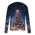 thumbnail image 5 of Stamzod Christmas Shirts for Men Fashion Men's Long Sleeve Tee Shirts Crewneck Casual Printed T-Shirt Top Plus Size Men Clothing on Clearance, 5 of 5