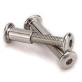 thumbnail image 3 of 20pcs M6 Furniture Joint Connector Bolt & Cap Nut Kit Use for Cot Bed Crib Bolts Hex Drive Socket Cap Bolts - Hex Socket Screws Head (25mm), 3 of 5