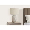 Transitional 24" Cream Resin Table Lamp with Ivory Cream Shade, Elegant ...