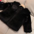 thumbnail image 2 of Gibobby Chamarra de invierno para niños y niñasChaqueta para niñas pequeñas, moda de otoño e invierno, chaquetas con capucha y cuello de lana para niños (Negro, 2-3 Años), 2 of 4
