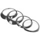 thumbnail image 5 of Anillos De Fibra Del Control Central Para Salida De Aire, Anillos Embellecedores De Fibra De Carbono, Decoración De Estilo Apto Para Tacoma 2016-2020 ANGGREK Otros, 5 of 8
