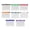 S 8pcs, variant on OIUR 8 Pcs A4 A5 B6 A8 Binder Pockets, 6/11 Hole Clear Plastic Zipper Pouch Document Organizer, Loose Leaf File Folder Insert for Business Office Supplies