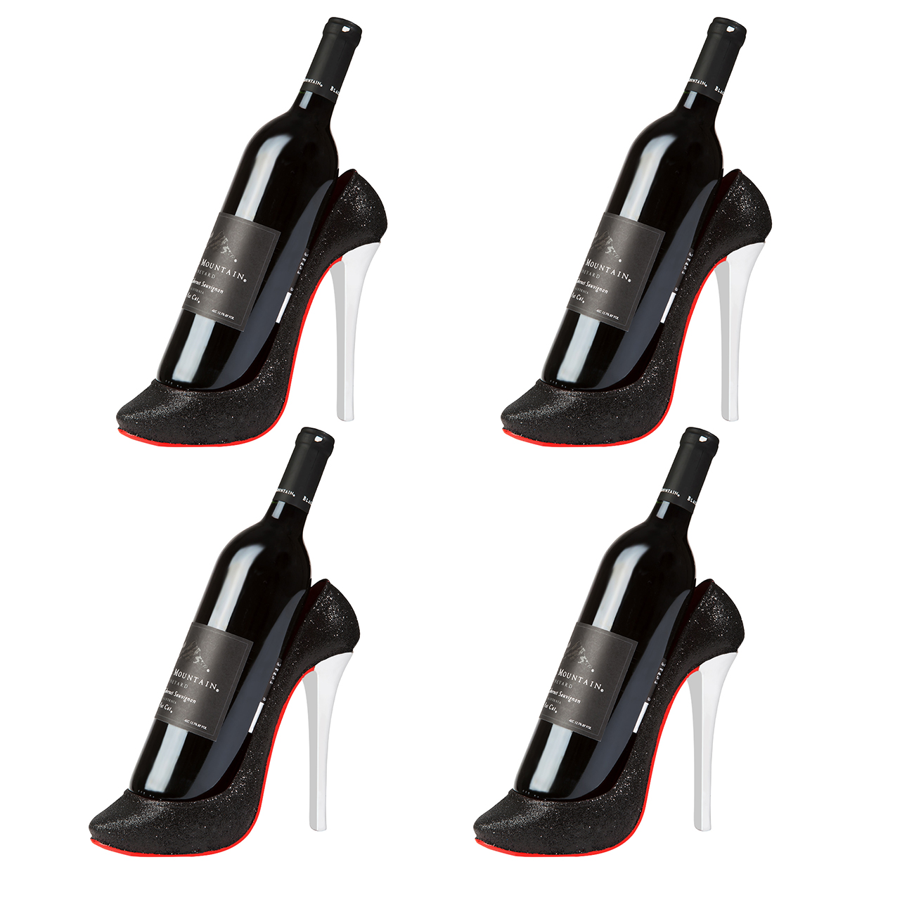 High Heel Wine Bottle Holder Stylish Conversation Starter Wine Rack