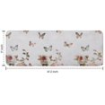 thumbnail image 7 of White Butterfly Rose Pattern Kitchen Rug Mat,Kitchen Runner Rugs Non Skid Washable,Decorative Kitchen Floor Mats for Kitchen,Sink,Laundry,17"x47.2", 7 of 7