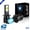 Blue, variant on OBNDVU for Nissan Pathfinder 1995-2004 LED H3 Fog/Driving Light Bulbs Kit 6000K White High Power 2x