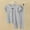 Gray, variant on Girl Summer Outfits Solid Short Sleeve Round Neck Top with Ruffle Details Thin Air Conditioning Wear 2-16 Years