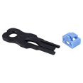 thumbnail image 5 of 400 Pcs Blue RJ45 Port Ethernet LAN Hub Anti Dust Cover Plug Cap Blockout Protector with Proprietary Lock and Key, 5 of 5