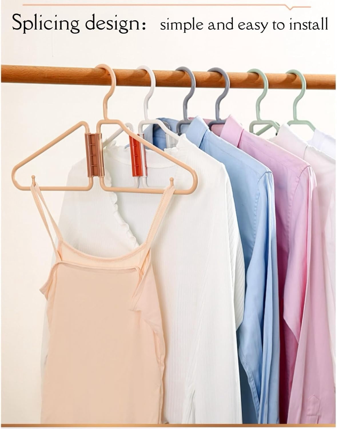 8 Pcs Foldable Hangers, Plastic Collapsible Hangers, Portable Folding Clothes Hanger, Foldable Travel Hangers, Foldable Hangers for Travel, Cruise, Home, Bedroom, Dorm (Green)