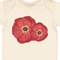thumbnail image 4 of Inktastic Red Poppy Flowers Boys or Girls Baby Bodysuit, 4 of 5