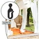 thumbnail image 1 of 50 ganchos deslizantes para riel de , ideales para carpas y toldos exteriores. Clips para cortinas de cenador, cortinas de , hoteles y, 1 of 9