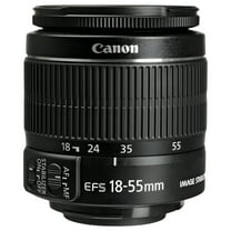 Canon EF-S 18-55mm f/3.5-5.6 IS Autofocus APS-C Lens, Black {58}