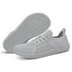 thumbnail image 3 of Zapatos anchos de malla descalzo para zapatillas de deporte para entrenamiento (38) gris, 3 of 9