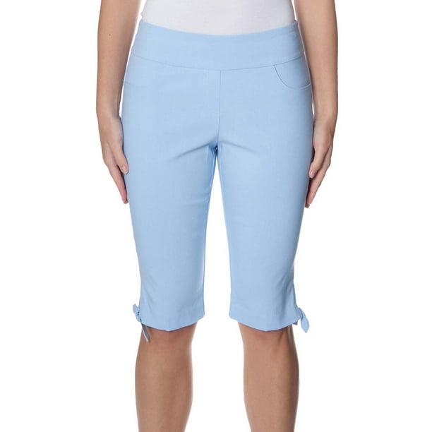 Hearts of Palm Womens 15'' Solid Tech Stretch Skimmer Shorts 10 Light