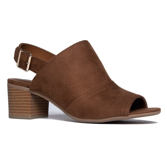 J. Adams Skye Strappy Zip Up Sandal Heel