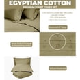 thumbnail image 4 of Superior Egyptian Cotton 300 Thread Count Duvet Cover Set, King/California King, Sage, 4 of 6