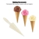 thumbnail image 5 of Molde de cono de helado de 2 piezas, molde de bricolaje con rollo de huevo, ABS de grado alimenticio, antiadherente blanco Cocina Octpeak NO, 5 of 7
