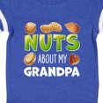 thumbnail image 4 of Inktastic Nuts About My Grandpa Peanut, Almond, Pistachio Boys or Girls Baby Bodysuit, 4 of 5
