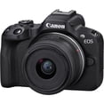 thumbnail image 3 of Canon EOS R50 Mirrorless Camera with 18-45mm and 55-210mm Lenses (Black) (International Version), 3 of 6