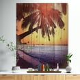 thumbnail image 2 of Design Art - Plage avec Silhouettes de Palmiers, 2 of 5