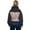 Blue, variant on Backless Hoodie for Women with Mesh Long Sleeve Sweatshirt Fall Casual Pullover Top