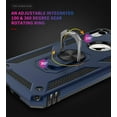 thumbnail image 4 of Phone Case for iPhone XR,[ Military Grade ] 15ft. Drop Tested Protective Case with Magnetic Car Mount Ring Holder Stand Cover for iPhone XR - Blue, 4 of 6