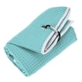 thumbnail image 1 of Toalla de golf Uxcell de microfibra con patrón de waffle con clip de bloqueo - [Azul cielo - 23.6 IN] Toalla para palos de golf, 1 of 6
