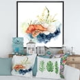 thumbnail image 2 of Designart 'Kelp and Lionfish With Coral Reef and Laminaria' Nautical & Coastal Framed Canvas Wall Art Print, 2 of 5