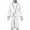 H-White422, variant on XIAONU Men's Breathable Bath Robe Quick-Dry Patterned-Collar Bath Robes Daily Wear Night Robes