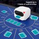 thumbnail image 3 of Card AUTOMÁTICA Shuffler Y Distribuidor 2-en-1, 360 180 Grados Giratorios 1 Card De Mazo Shuffler, Máquina Recargable De Tarjetas Que Funcionan Con Batería Para Juegos De Fiesta, 3 of 7