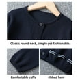 thumbnail image 3 of MEZZALL Girls Cardigan Sweater Cute Bow Knit Tops Long Sleeve Casual Outwear For Toddler Kids Soft Comfortable Fall Winter Clothes Fashionable Cartoon Clothing, 3 of 4
