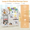thumbnail image 6 of Infans Kids Toy and Book Organizer Children Wooden Storage Cabinet w/ Storage Bins, 6 of 7