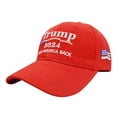 thumbnail image 3 of Trump 2024 Béisbol Ajustable Casual Golfs para Hombres Mujeres () Rojo, 3 of 4