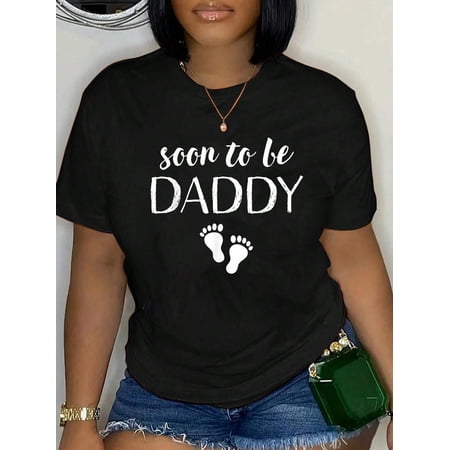 Soon to Be Daddy Funny Pregnancy Announcement Dad T-Shirt