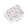 thumbnail image 3 of Unique Bargains 1 Set Contact Lens Case Flower Rectangular Lens Storage Case White, 3 of 5